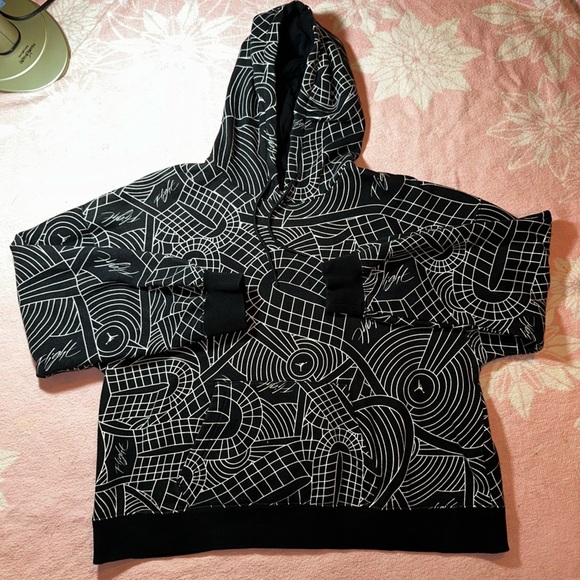 Two Jordan Hoodie with Spider-Like Graphics - Picture 10 of 14
